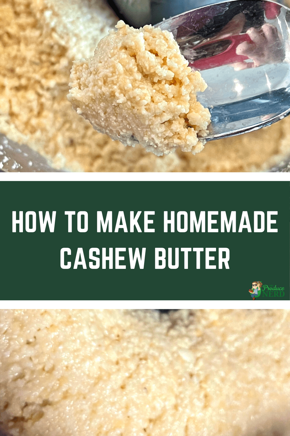 You are currently viewing How to Make Homemade Cashew Butter!